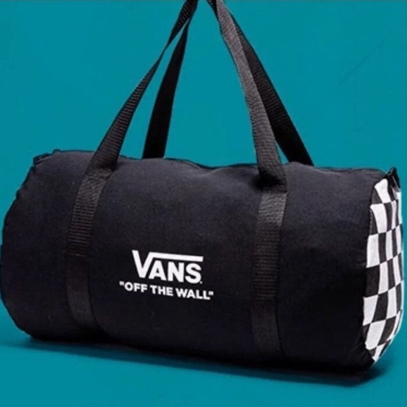 vans checkered duffle